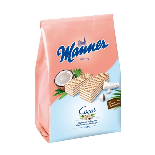 [PT820790] Manner Waffeln mit Kokoscreme 400 g