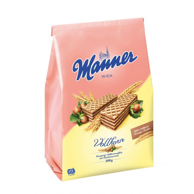 Manner Haselnuss-Vollkornwaffeln 300 g