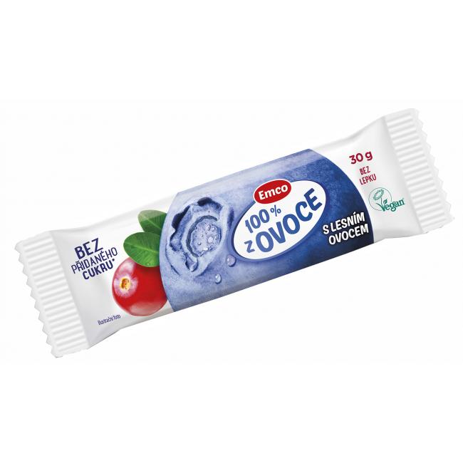 EMCO 100% Fruchtriegel 30 g mit Waldfrüchten