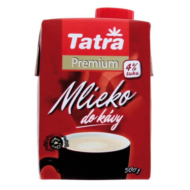 Tatra Premium Kaffeemilch 4% mit Verschluss, 500 g