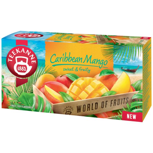 TEEKANNE World Of Fruits Caribbean Mango HB Tee 20 x 2,25 g
