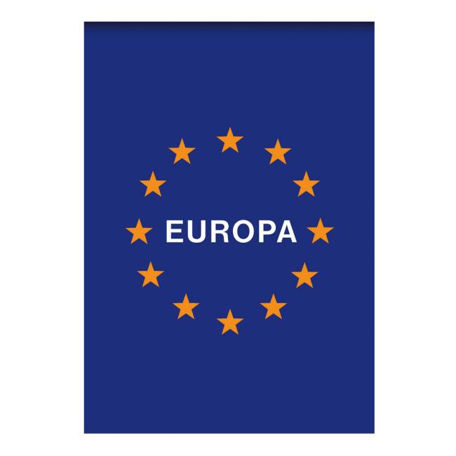 Notizbuch Europa A5, 50 Blatt liniert