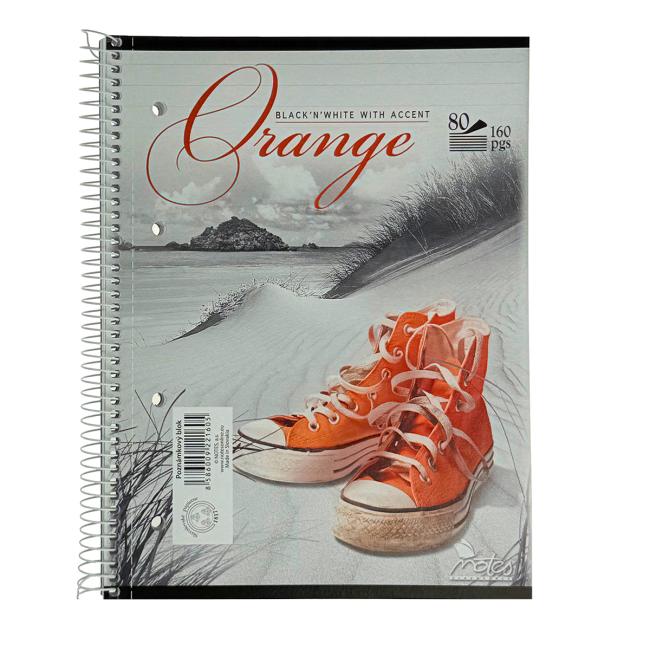 [BK150842] College Notes A5 Notizbuch, 80 Blatt, liniert