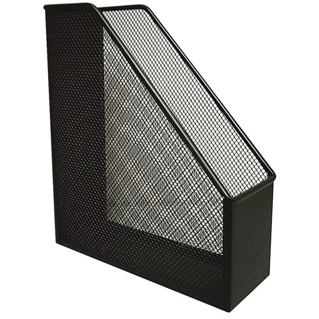 [QC000862] Zeitschriftenständer aus Draht, 90 x 295 x 258 mm, schwarz