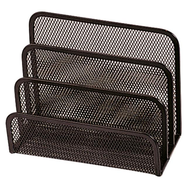 [QC000876] Drahtbriefständer 170x135x83mm schwarz