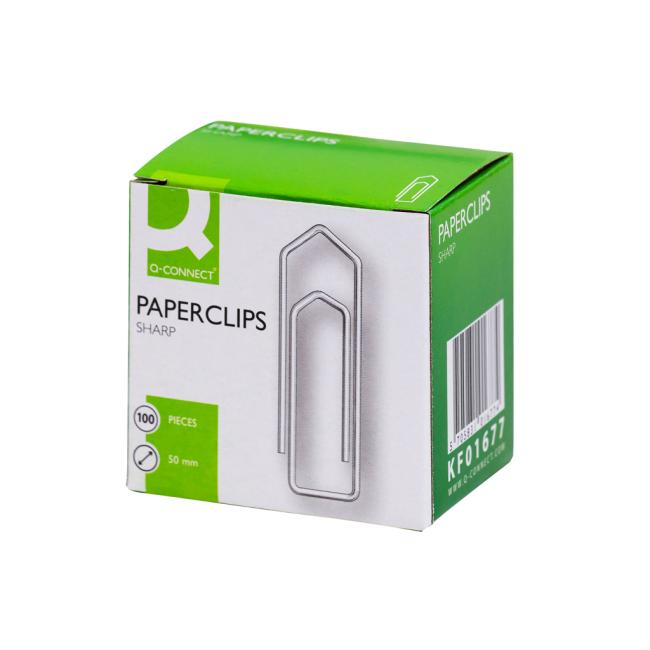 [QC001677] Q-CONNECT 50mm Büroklammern