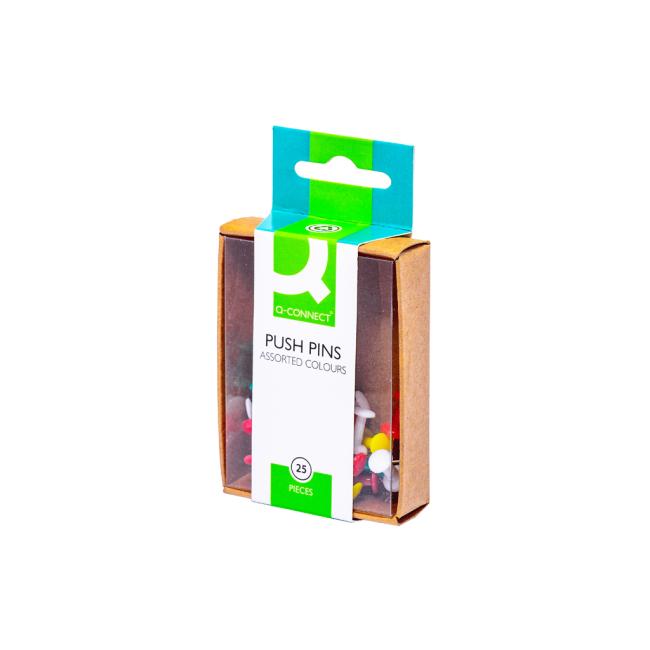 [QC002029] Q-CONNECT Sicherheitsnadeln, Farbmix, 25 Stück