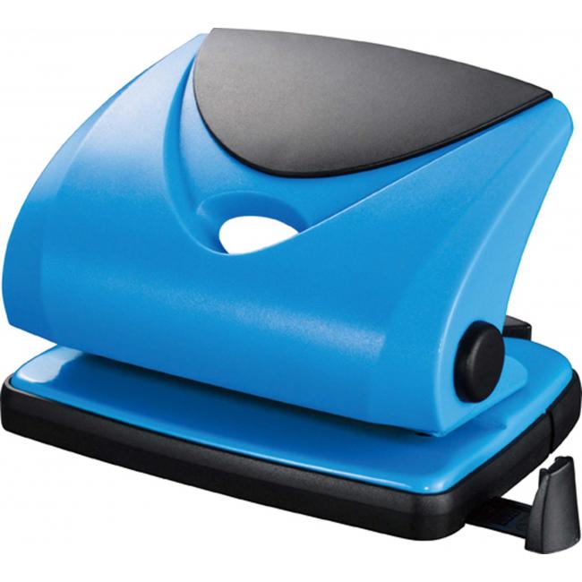 Q-CONNECT KF02155 20-Blatt-Locher, blau