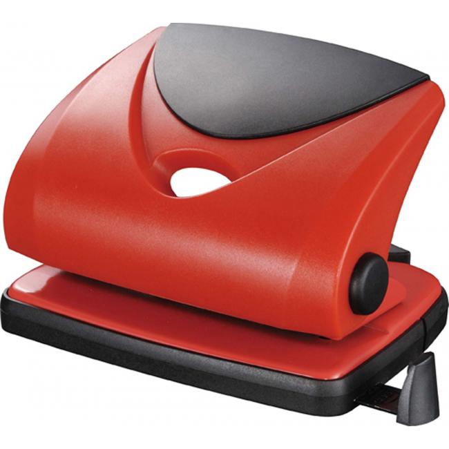 Q-CONNECT KF02156 20-Blatt-Locher, rot