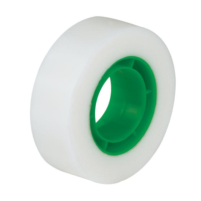 Klebeband Q-CONNECT 19 mm x 33 m unsichtbar beschreibbar