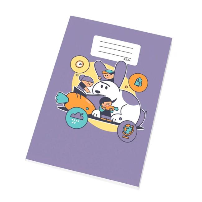 Notizbuch 423 mit Speziallinierung, A4, 20 Blatt