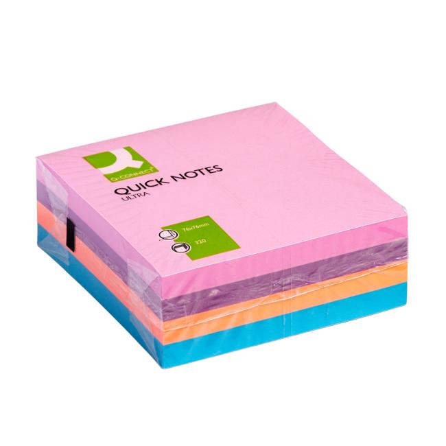 Selbstklebende Matte Q-CONNECT Intensiv 76x76 mm 320l