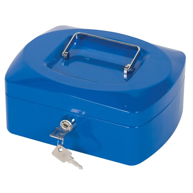 Spardose Q-CONNECT 205x85x160mm blau