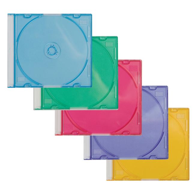 Q-CONNECT farbige CD/DVD-Hüllen