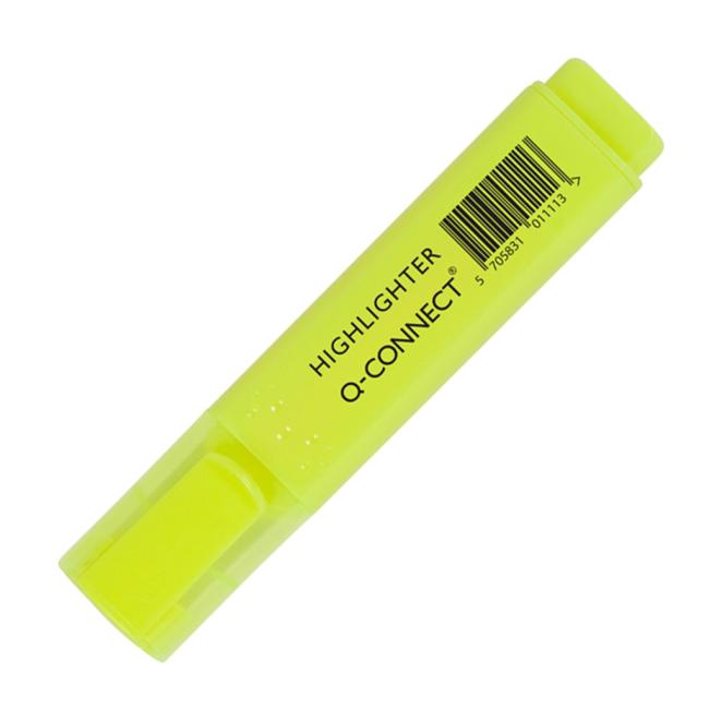 Q-CONNECT Textmarker gelb