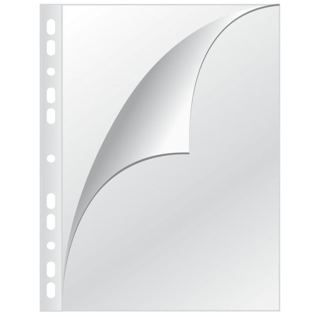 [QC014842] Euro-Hülle L Q-CONNECT A4 Hochglanz 150 µm in Tasche