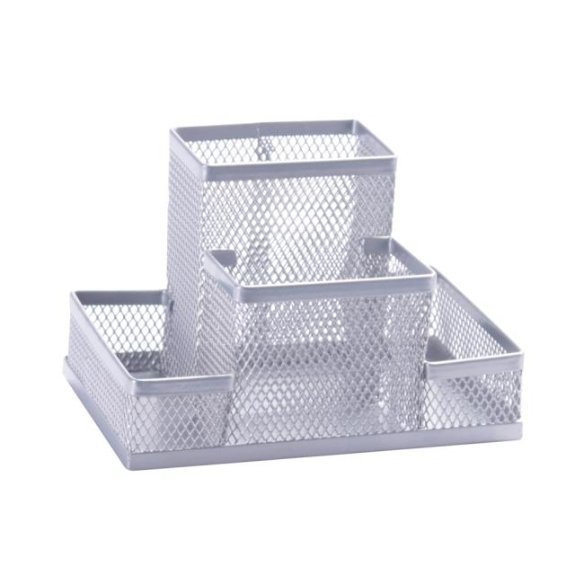 [QC015113] Drahtständer kombiniert 103x100x153mm silber