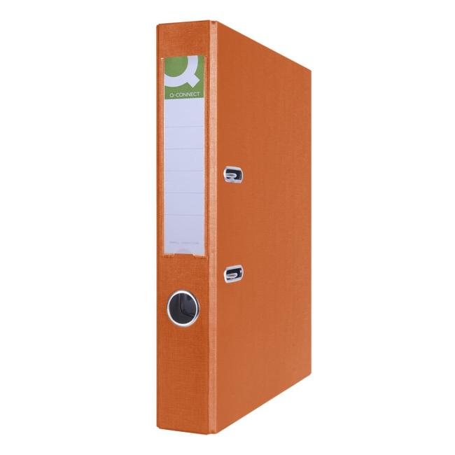 [QC015973] Hebelordner Q-CONNECT, halbkunststoff, 5 cm, orange