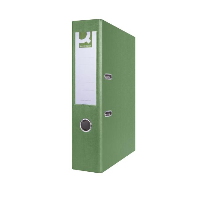 [QC015976] Hebelordner Q-CONNECT, halbkunststoff, 7,5 cm, grün