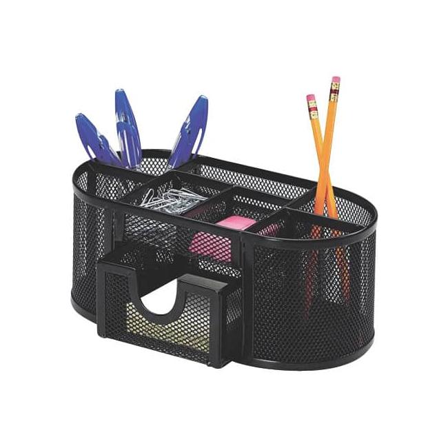 [QC018472] Drahtständer, kombiniert, oval, 235 x 100 x 112 mm, schwarz