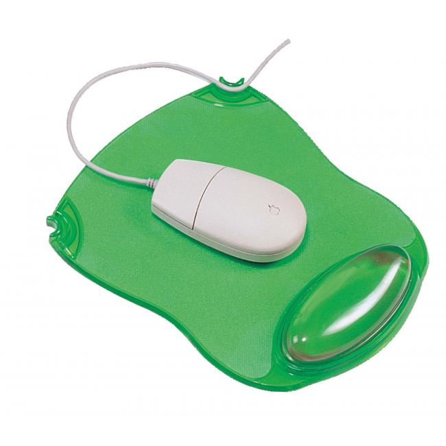 [QC020086] Q-CONNECT grünes Mauspad und Handgelenkauflage aus Gel