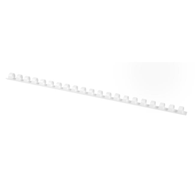 [QC024019] Kunststoffkämme Q-CONNECT 8 mm weiß