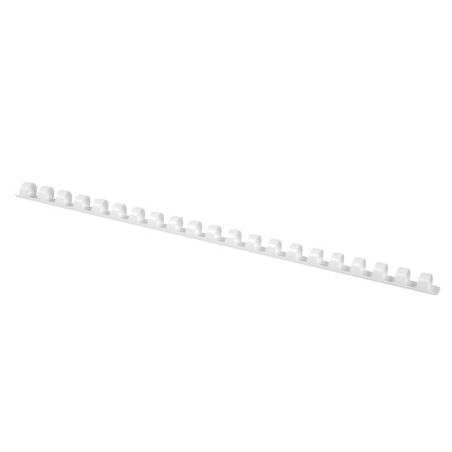 Kunststoffkämme Q-CONNECT 12 mm weiß
