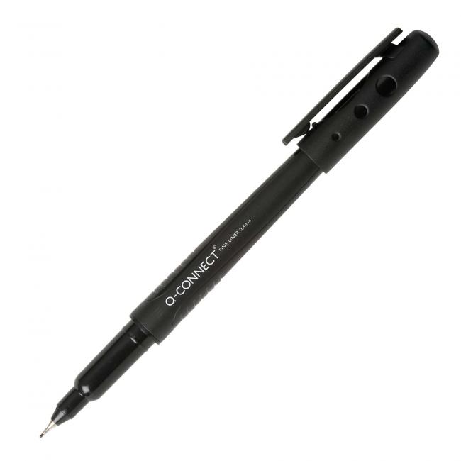 Q-CONNECT Liner 0,4 mm schwarz