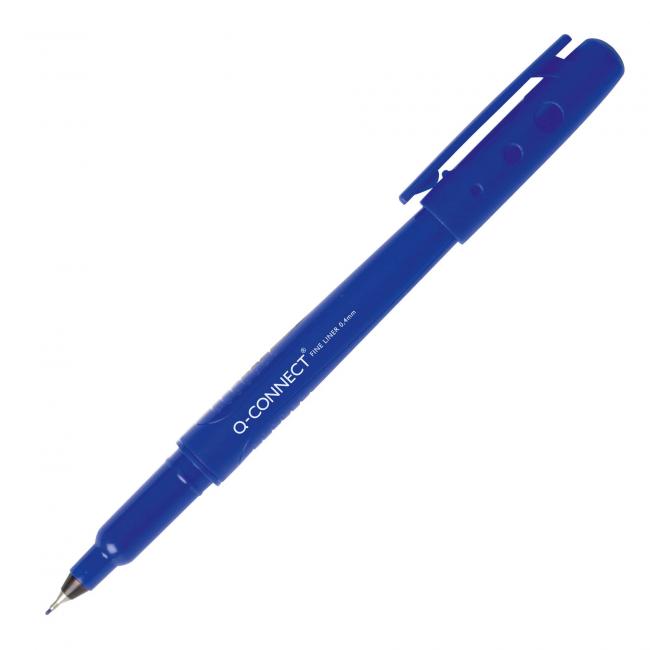 Q-CONNECT Liner 0,4 mm blau