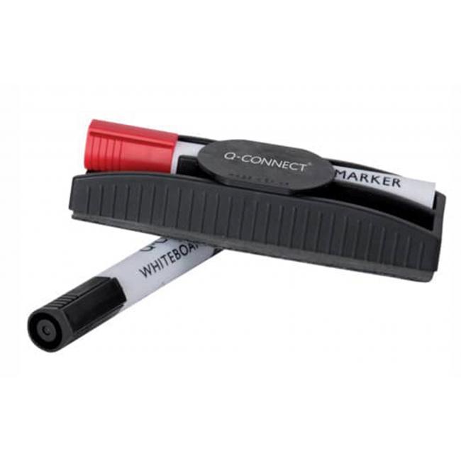 [QC186330] Q-CONNECT Whiteboard-Zubehörset: roter Rakel und schwarzer Marker