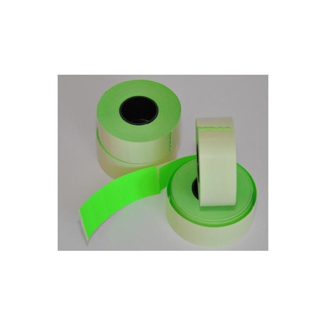 Etiketten 25x16 signalgrünes Quadrat