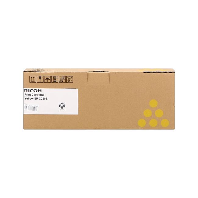 Toner Ricoh Typ SPC220E für SP C220/C221/C222/C240 gelb (2.000 Seiten)