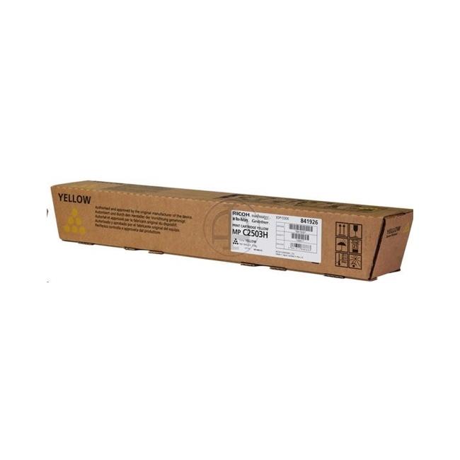 [RH029028] Toner Ricoh Typ C2503HC für Aficio MP C2003/C2011/C2503 gelb (9.500 Seiten)