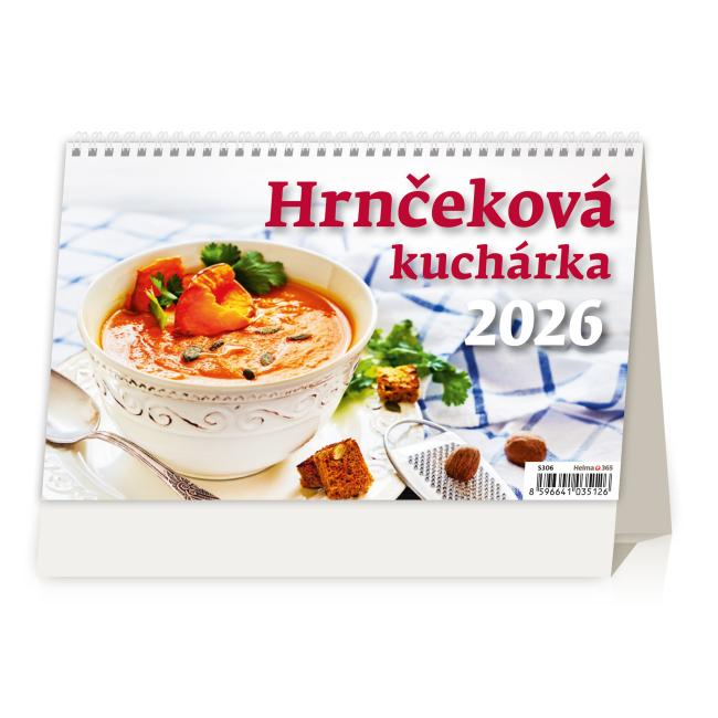 Linierter Tischkalender 22,6 x 13,9 cm – Kochbecher 2026