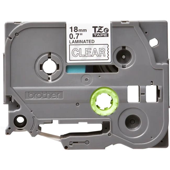 [BR145200] Brother TZe-145 18 mm transparentes/weißes selbstklebendes Klebeband