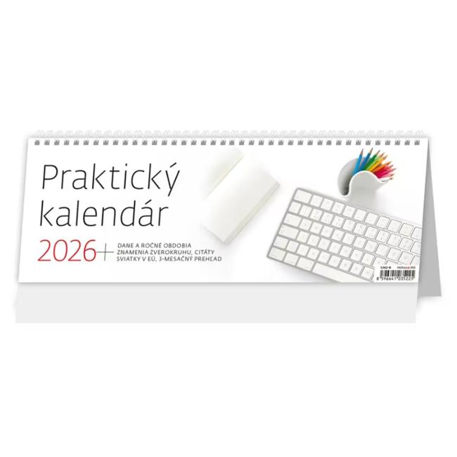 [S362A] Tischkalender-Säule 33,6 x 12,1 cm - Praktisch 2026