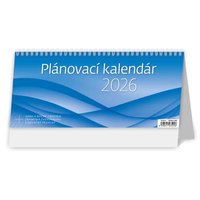 [S363B] Tisch-Säulenkalender 30,1 x 13,5 cm - Planung BÜRO 2026
