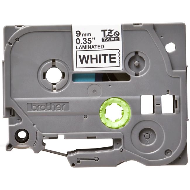 [BR221200] Brother TZe-221 9 mm weiß/schwarzes selbstklebendes Klebeband