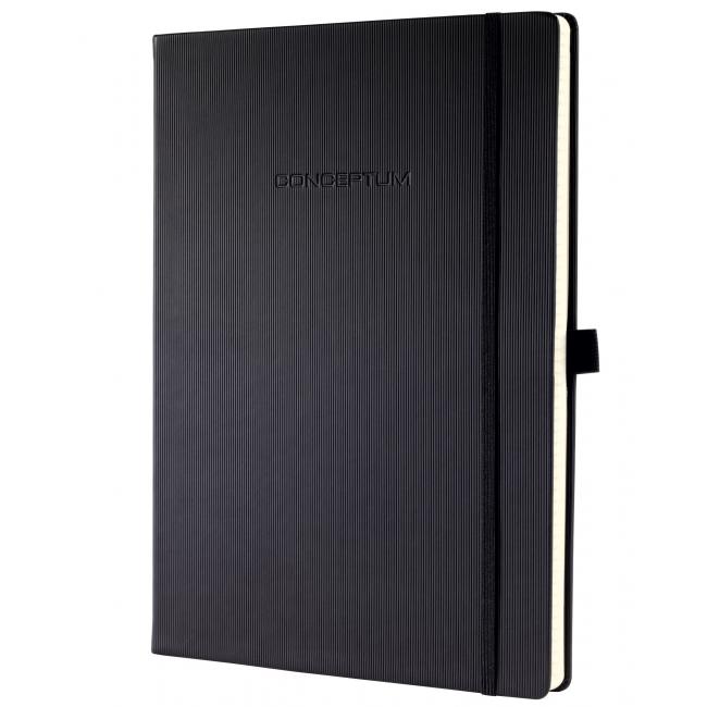 [SI000116] CONCEPTUM A4+ Notizbuch, liniert, schwarz