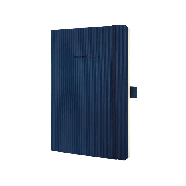 Notizbuch CONCEPTUM, liniert, dunkelblau, Softcover, 135 x 210 mm