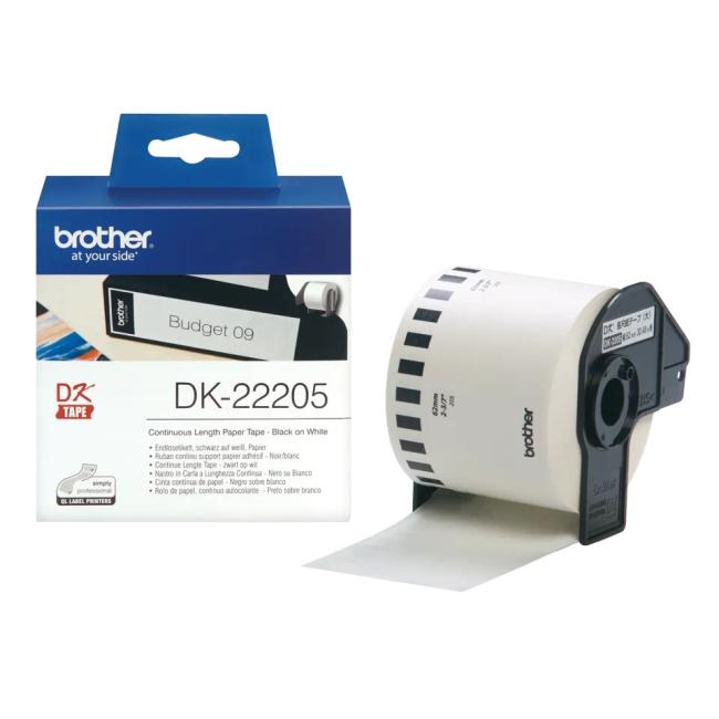 [BR222050] Brother Breitbandmaß 62 mm x 30,48 m weiß