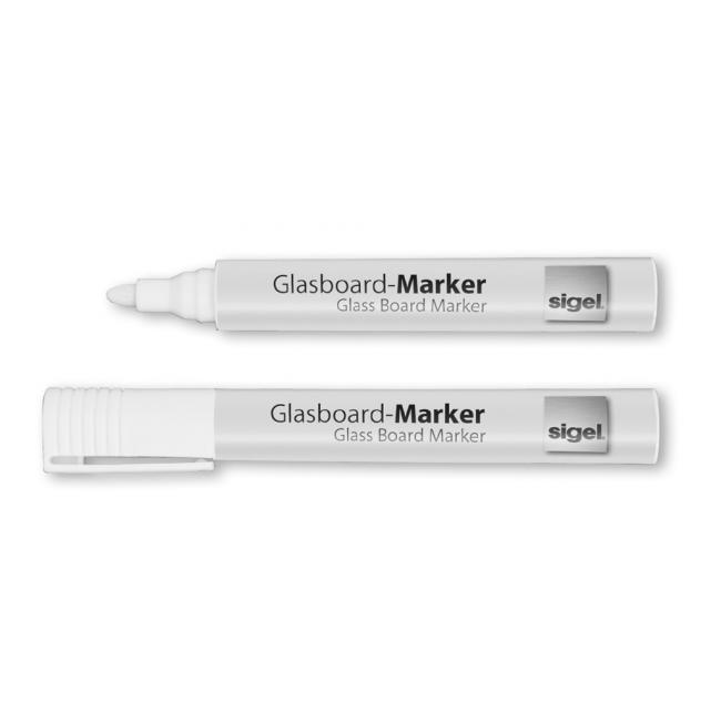 Kreidemarker 2-3 mm weiß 2 Stück