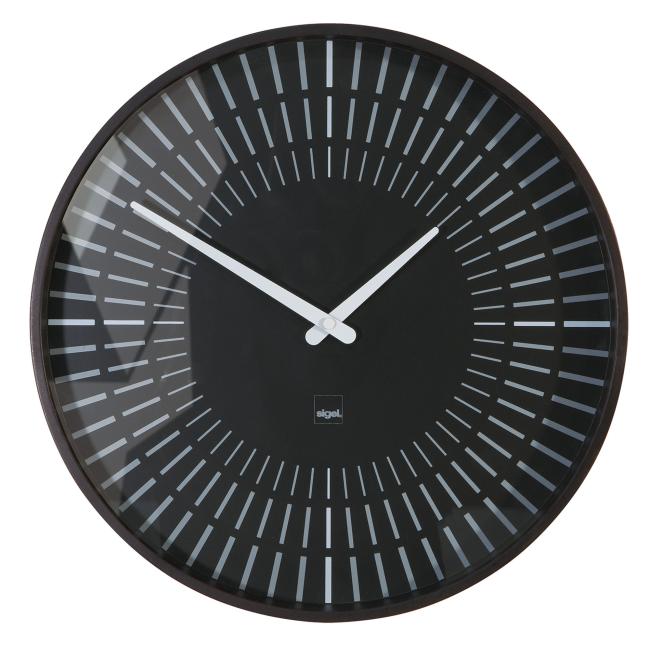 Wanduhr artetempus Lox 35x35cm schwarz