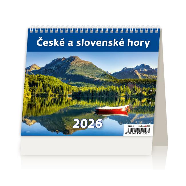 [SM09] Tischkalender 17,1 x 13,9 cm - MiniMax Tschechische und Slowakische Berge 2026