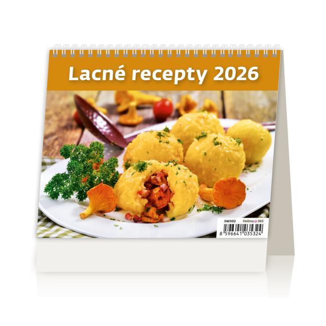 [SM302] Tischkalender, liniert, 17,1 x 13,9 cm – Günstige Rezepte 2026