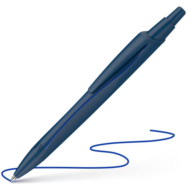 Schneider Reco Kugelschreiber, blau, mit blauer Mine