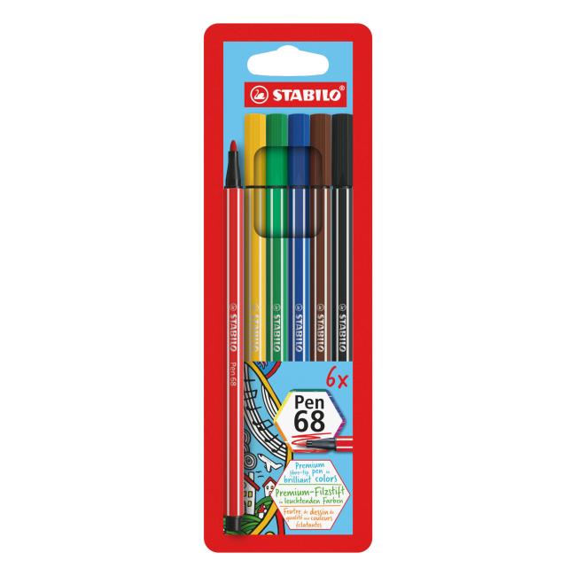 STABILO Stift 68/6S Marker-Set