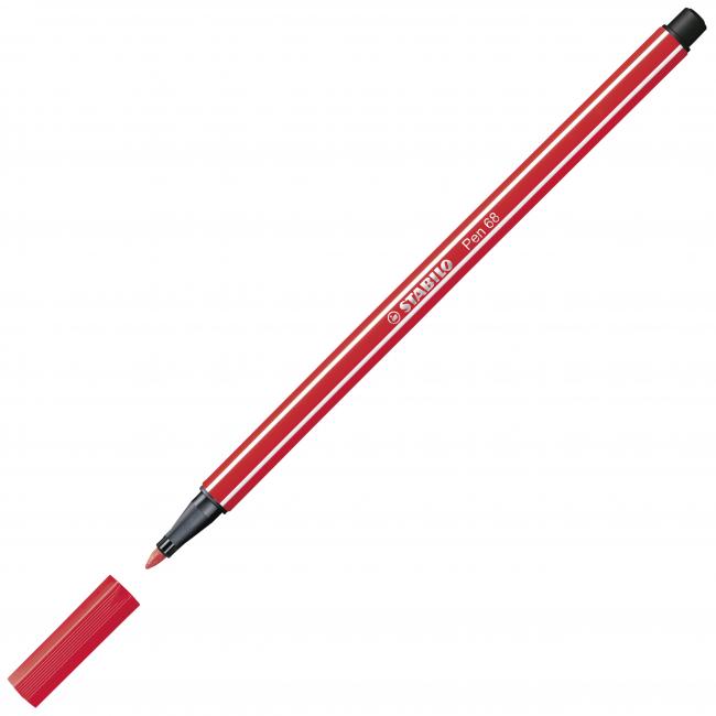 [ST006848] Markierstift STABILO Pen 68 purpurrot