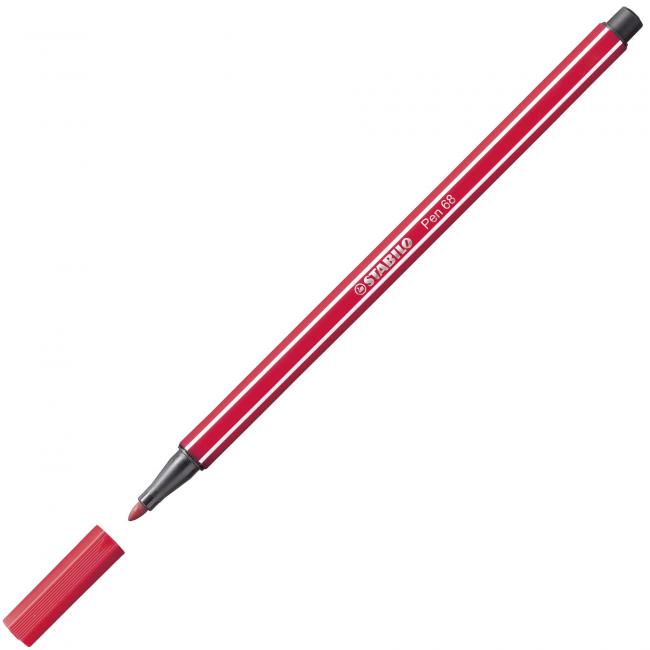 [ST006850] STABILO Stift 68 Marker, dunkelrot