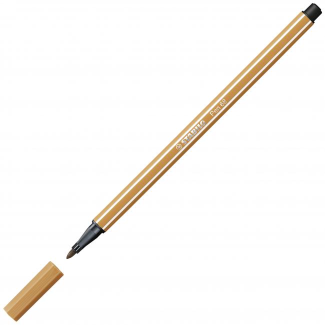 [ST006889] STABILO Pen 68 dunkler Ockermarker